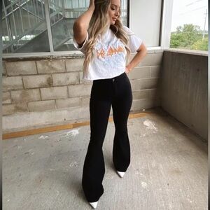 NEW! Viral Black Flared Jeans